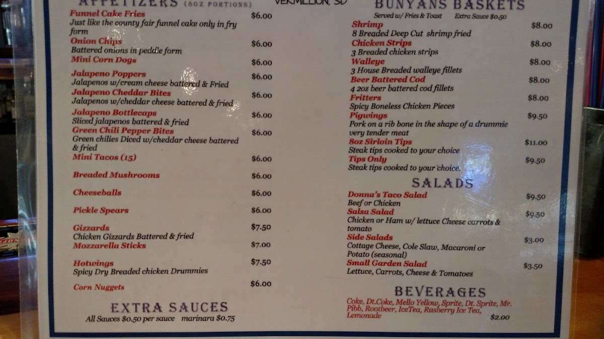 Bunyan's Menu - Image 6